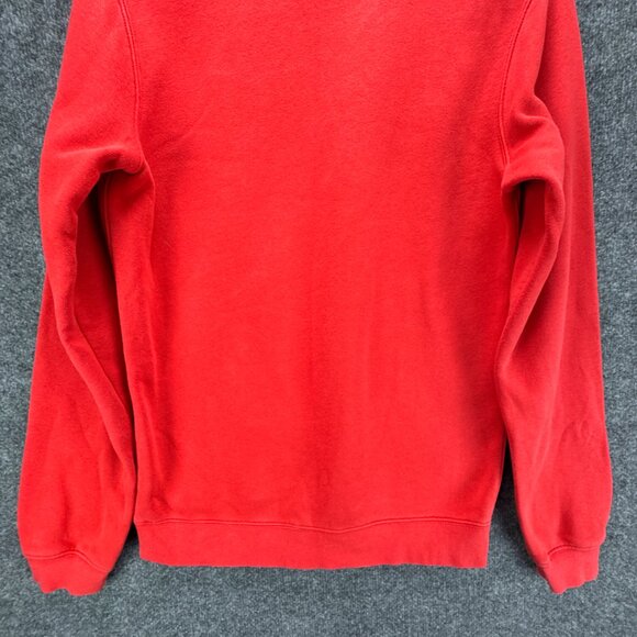 Nike Ohio State Sweatshirt Small Red Pullover Buckeyes Center Swoosh Crew Neck - Picture 6 of 12